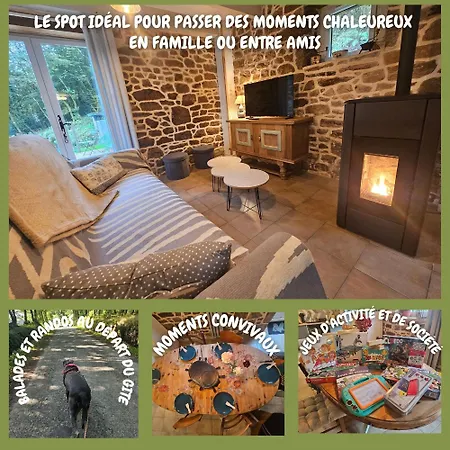 Villa Ker Adele, Longere Cosy Au Coeur D'Un Bois à Ploërdut Extérieur photo